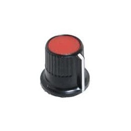 1 pcs : 450-0126 - Knobs & Dials 1/8' SHAFT KNOB RED