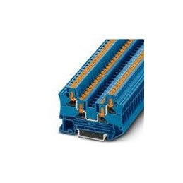 1 pcs : 1088735 - DIN Rail Terminal Blocks PTV 4-QUATTRO BU