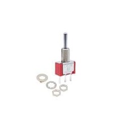 1 pcs : 100SP4T1B1M2QEH - Toggle Switches (ON)-OFF-(ON) PC MT