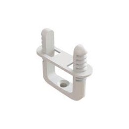 1 pcs : D-1.5 - Cable Mounting & Accessories Clamp,Adj,Screw Mnt,Nat,Two Piece, Clamp,Adj,Screw Mnt,Natural,100/Bag