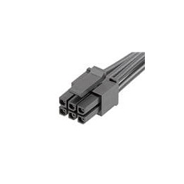 1 pcs : 214756-2062 - DC Power Cords MICRO-FIT3.0 R-S 6 CIRCUIT 300MM Au