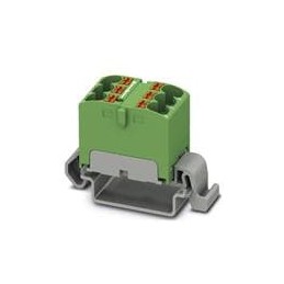 1 pcs : 3273666 - DIN Rail Terminal Blocks PTFIX 6X4-NS35A GN