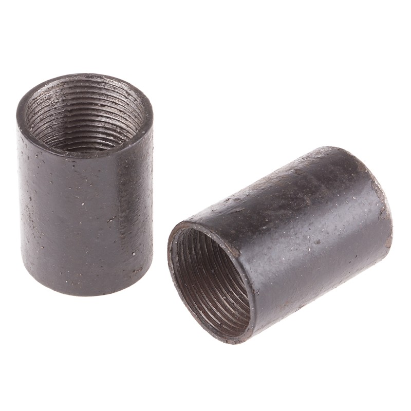 25 pcs - RS PRO Coupler, Conduit Fitting, 25mm Nominal Size, Steel, Black