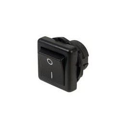 1 pcs : R13-136A-05-BB2 - Rocker Switches SPST OFF-ON BLACK