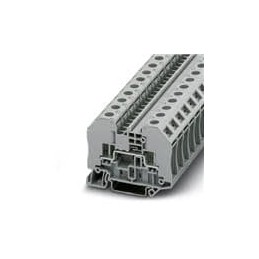 1 pcs : 3049013 - DIN Rail Terminal Blocks RT 3 PE 14-26AWG GRAY