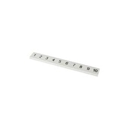 1 pcs : 0808626:0001 - Terminal Block Tools & Accessories ZBF 4.LGS:CONSEC NUMBERS 1-10