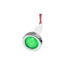 1 pcs : FL1P-10NW-1-G24V - LED Panel Mount Indicators LED GRN 10MM NUT 24VAC/DC