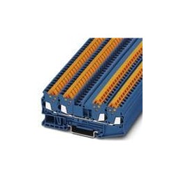 1 pcs : 3205080 - DIN Rail Terminal Blocks QTC 1.5 QUATTRO BU