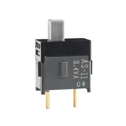 1 pcs : AS11CP - Slide Switches SPST ON-OFF .150' STRAIGHT