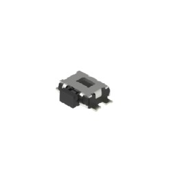 10 pcs - Black Button Tactile Switch, SPST 50 mA 0.65mm Surface Mount