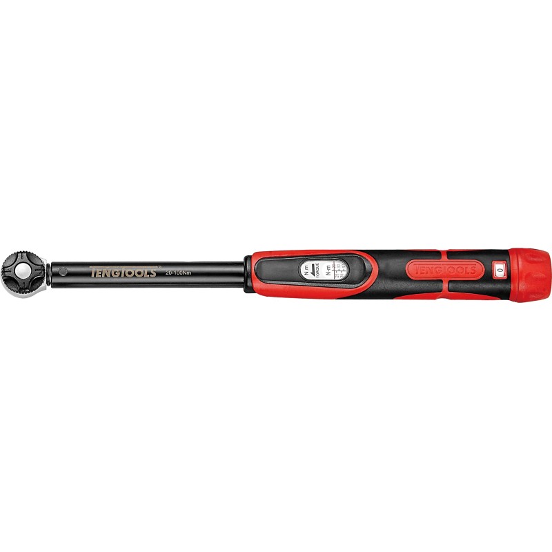 1 pcs - Teng Tools Click Torque Wrench, 100Nm, 3/8 in Drive, Square Drive