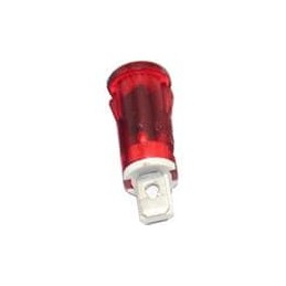 1 pcs : FL1P-10QJ-1-R24V - LED Panel Mount Indicators LED RED 10MM SNAP 24VAC/DC