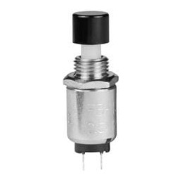 1 pcs : FB15ANEP2-FA - Pushbutton Switches SPST OFF-(ON) 500mA .201 BLK CAP TUR/PC