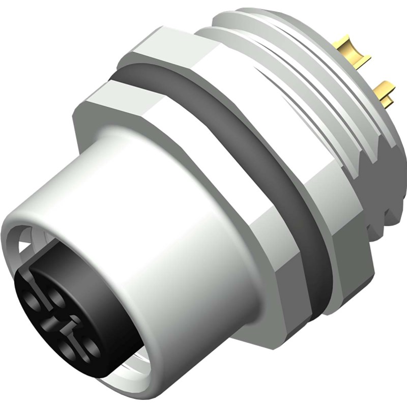 1 pcs - RS PRO Circular Connector, 5 Contacts, Front Mount, M12 Connector, Socket, Female, IP67