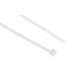 1 Bag of 100 - HellermannTyton Cable Tie, 145mm x 2.5 mm, Natural Polyamide 6.6 (PA66), Pk-100