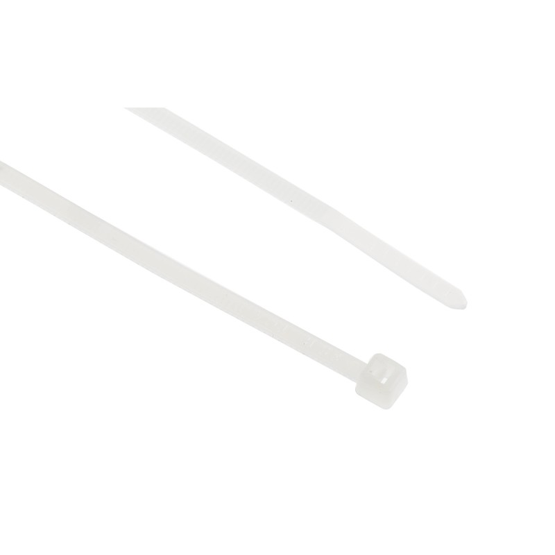 1 Bag of 100 - HellermannTyton Cable Tie, 145mm x 2.5 mm, Natural Polyamide 6.6 (PA66), Pk-100