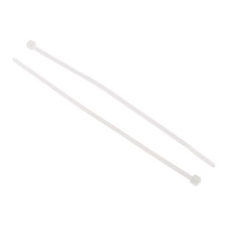 1 Bag of 100 - HellermannTyton Cable Tie, 145mm x 2.5 mm, Natural Polyamide 6.6 (PA66), Pk-100