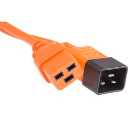 1 pcs - RS PRO IEC C19 Socket to IEC C20 Plug Power Cord, 2m