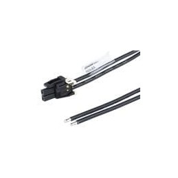 1 pcs : 224086-1023 - Specialised Cables Mini-Fit Max Female-to-Pigtail Cable ASSY Tin Plt 2 Ckts 300mm Lgth 2.5mm Blk