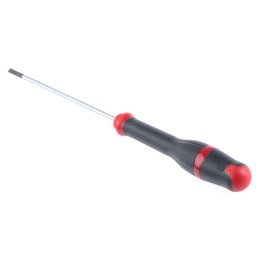 1 pcs - Facom Slotted Screwdriver, 0.5 mm Tip, 100 mm Blade, 203 mm Overall