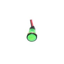 1 pcs : FL1P-8NW-1-G12V - LED Panel Mount Indicators LED GRN 8MM NUT 12VAC/DC