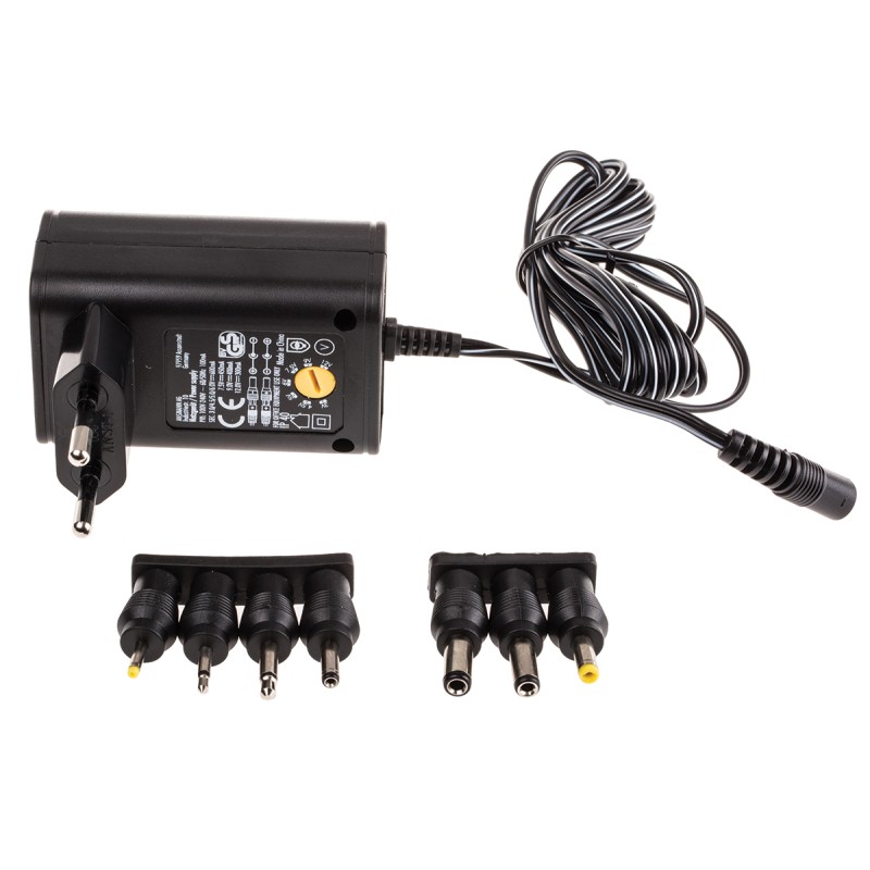 1 pcs - Ansmann 3.6W Plug-In AC/DC Adapter 3V dc Output, 300 - 600mA Output