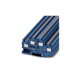 1 pcs : 3211793 - DIN Rail Terminal Blocks PTTB 4 BU
