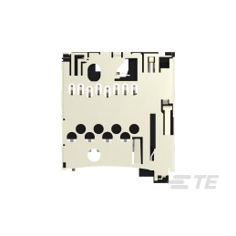 2 pcs - TE Connectivity 8 Way Right Angle Micro SD SD Card Connector With Solder Termination