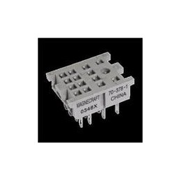1 pcs : 70-378-1 - Relay Sockets & Fixings Chassis Mnt Socket 14-Pin, Solder Term
