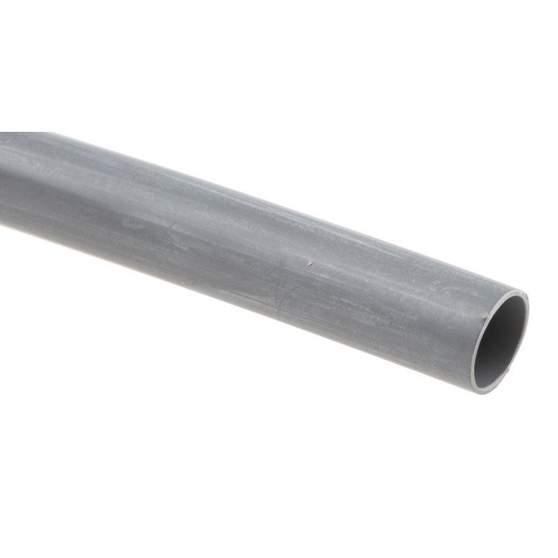 1 Bag of 1 - RS PRO Halogen Free Heat Shrink Tubing, Grey 6.4mm Sleeve Dia. x 1.2m Length 2:1 Ratio