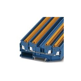 1 pcs : 3206447 - DIN Rail Terminal Blocks QTC 2 5-QUATTRO BU