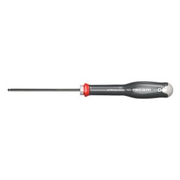 1 pcs - Facom Hexagon Screwdriver, 2.5 mm Tip, 75 mm Blade, 169 mm Overall