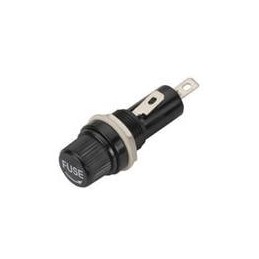 1 pcs : BK16-HTJ-601I - Fuse Holder PANEL MOUNT FUSEHOLDER 1/4'