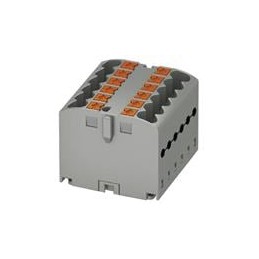 1 pcs : 3273286 - DIN Rail Terminal Blocks PTFIX 12X2,5 GY 2.5mm2 slf-assmb MNT