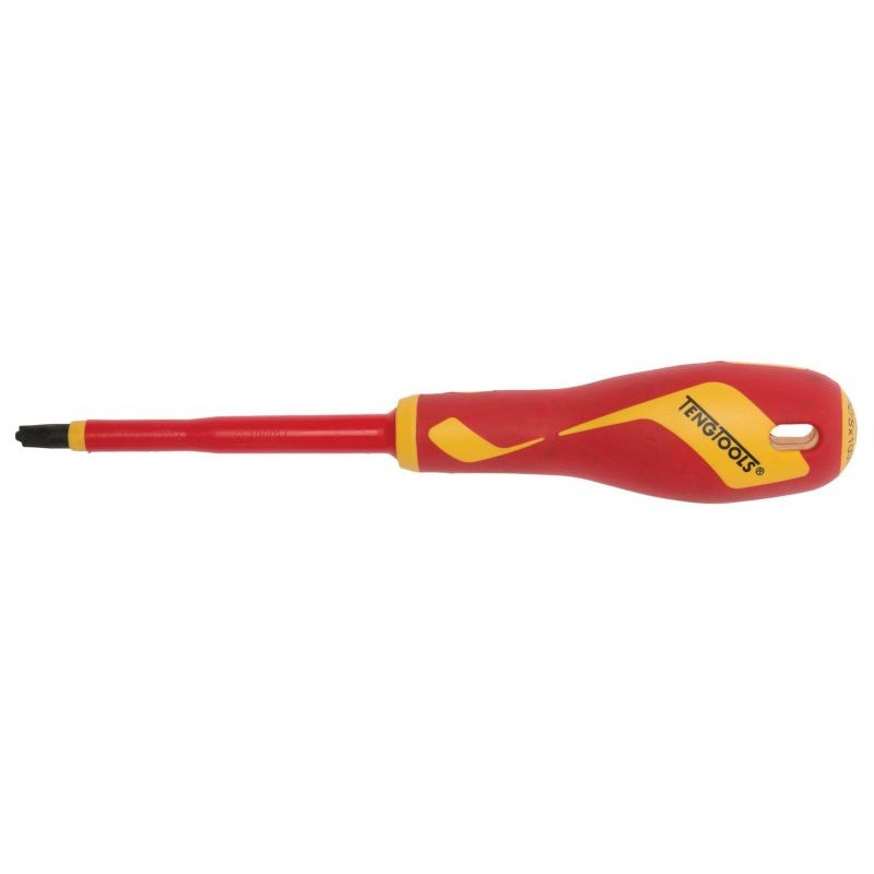 1 pcs - Teng Tools Slotted Insulated Screwdriver, PZ2 Tip, VDE/1000V