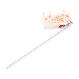 100 pcs - Saia-Burgess Long Hinge Lever Micro Switch, Solder Terminal, 5 A @ 250 V ac, SPDT, IP67