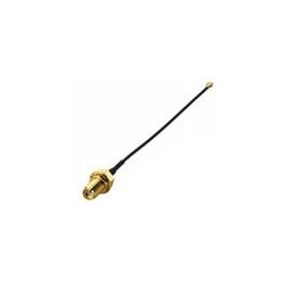 1 pcs : CAB.616 - RF Cable Assemblies CAB.616 IPEX MHFI to 100mm oe1.37 to SMA(F)Bulkhead Straight with O-Ring