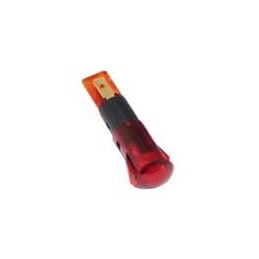 1 pcs : FL1P-8QJ-2-R2V - LED Panel Mount Indicators LED RED 8MM SNAP 2VAC/DC