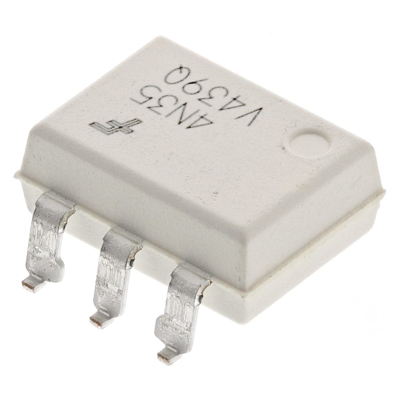 1000 pcs - onsemi, 4N35SVM DC Input Transistor Output Optocoupler, Surface Mount, 6-Pin DIP