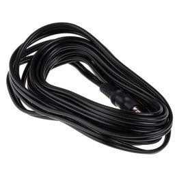 1 pcs - RS PRO Male 3.5mm Stereo Jack to Female 3.5mm Stereo Jack Aux Cable, Black, 3m