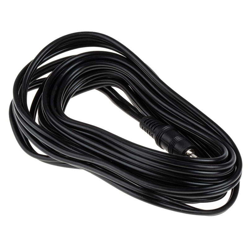 1 pcs - RS PRO Male 3.5mm Stereo Jack to Female 3.5mm Stereo Jack Aux Cable, Black, 3m