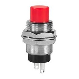 1 pcs : SB4011NCHC - Pushbutton Switches ON(OFF) NORM CLSD 3A RED PLNGR LUG 15/32