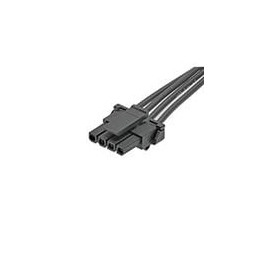 1 pcs : 145132-0403 - Rectangular Cable Assemblies Micro-Fit OTS Cbl ASSY 300mm 4CKT Blk