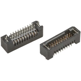 1 pcs - Samtec TFM Series Straight Through Hole PCB Header, 10 Contact(s), 1.27mm Pitch, 2 Row(s), Shrouded