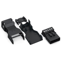 2 pcs - Wago 890 Series Lighting Connector, 5-Pole, Male, 5-Way, Flush Mount, 13A