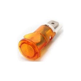 1 pcs : FL1P-12QJ-1-Y24V - LED Panel Mount Indicators LED YEL 12MM SNAP 24VAC/DC