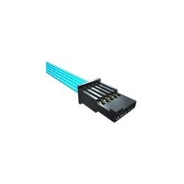 1 pcs : SFSST-07-28-G-06.00-D-NDS - Rectangular Cable Assemblies .050' Tiger Eye Single Row Discrete Wire Cable Assembly, Teflon