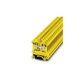 1 pcs : 0719249 - DIN Rail Terminal Blocks UK 6 N YE