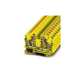 1 pcs : 1030164 - DIN Rail Terminal Blocks PT 16 N YE