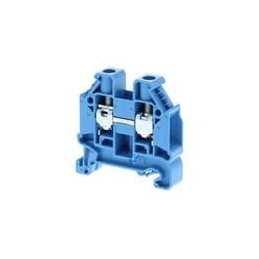 1 pcs : XW5T-S10-1.1-1BL - DIN Rail Terminal Blocks TB Screw 10mm 1:1 2tier Blue